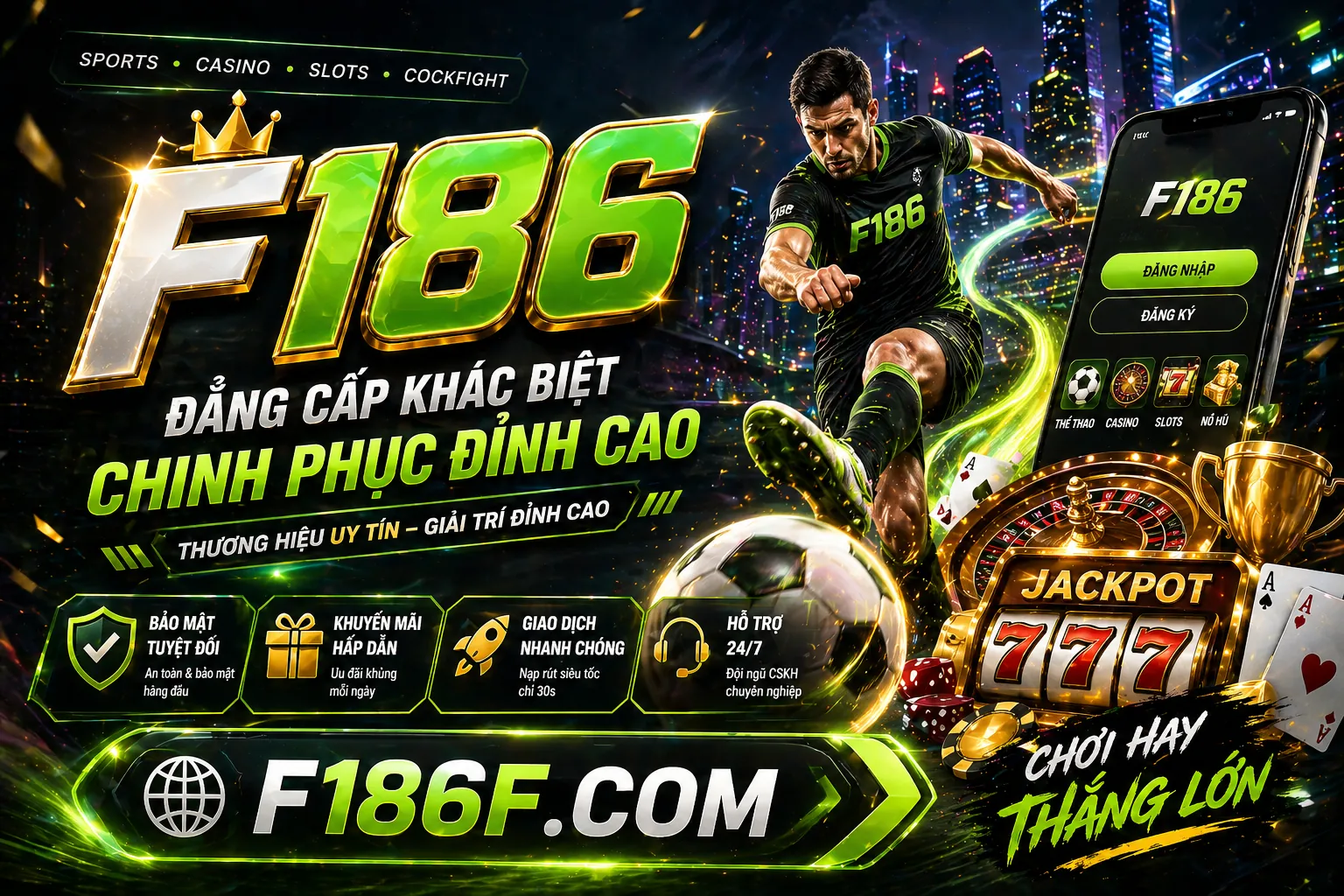 Trò chơi Slot vn138 casino với biểu tượng jackpot